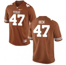 Sale - Tex Orange Andrew Beck #47 UT Longhorns Game Men NCAA Official Football Jersey