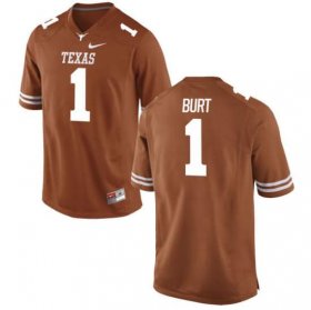 Sale - Tex Orange John Burt #1 UT Longhorns Authentic Men NCAA Official Football Jersey