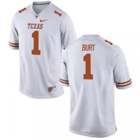 Sale - White John Burt #1 UT Longhorns Authentic Men NCAA Official Football Jersey